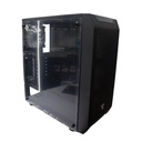 [CG80-BLACK] Fantech - Case Aero ATX + 4 Fans  [Negro]