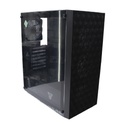 [CG83-BLACK] Fantech - Case Aero2 ATX + 4 Fans  [Negro]