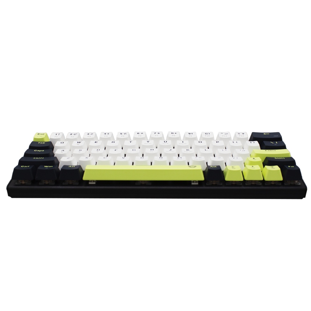 [MK874V2-BK-WHBL(RD)] Fantech - Teclado Atom63 Cableado SW rojo [Mori Blanco]