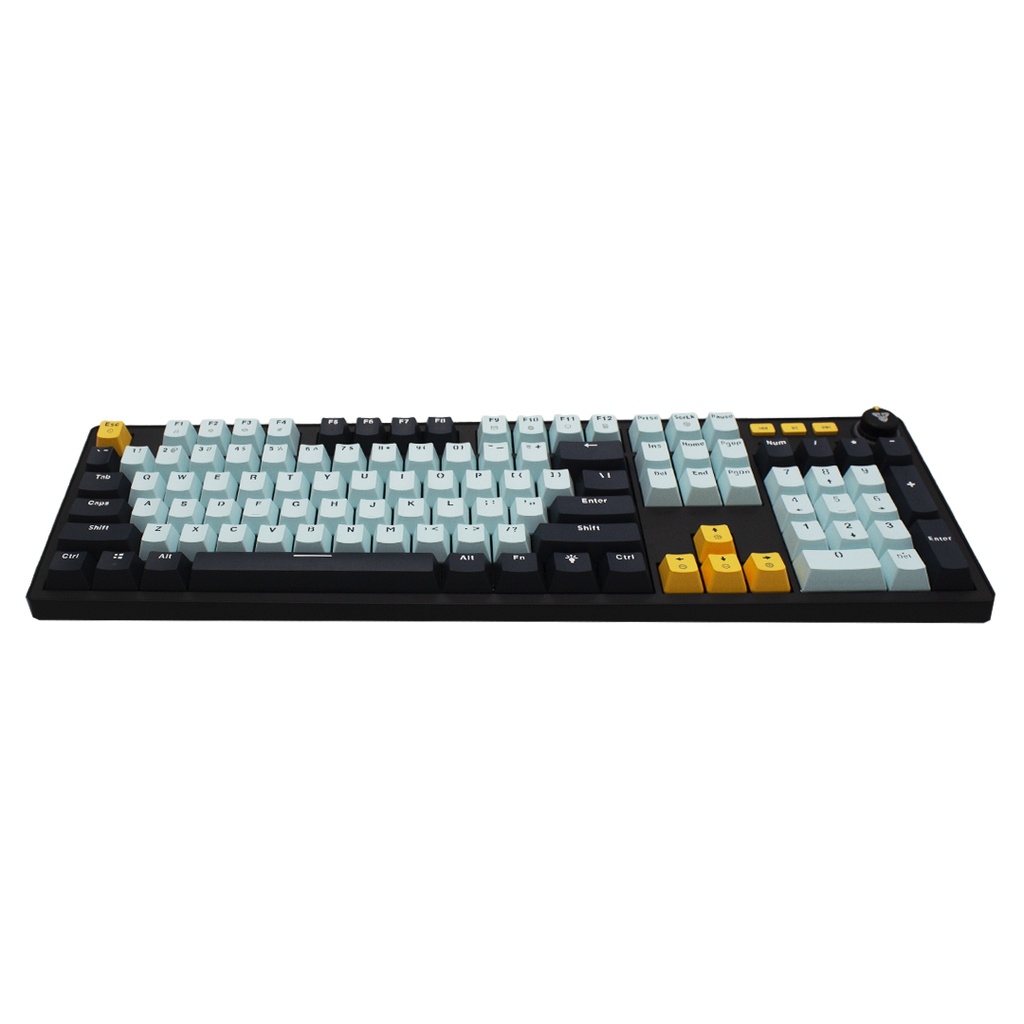 [MK893S-BK-BLNV(BL)] Fantech - Teclado Atom107S Cableado SW Azul [Mizu Sky]