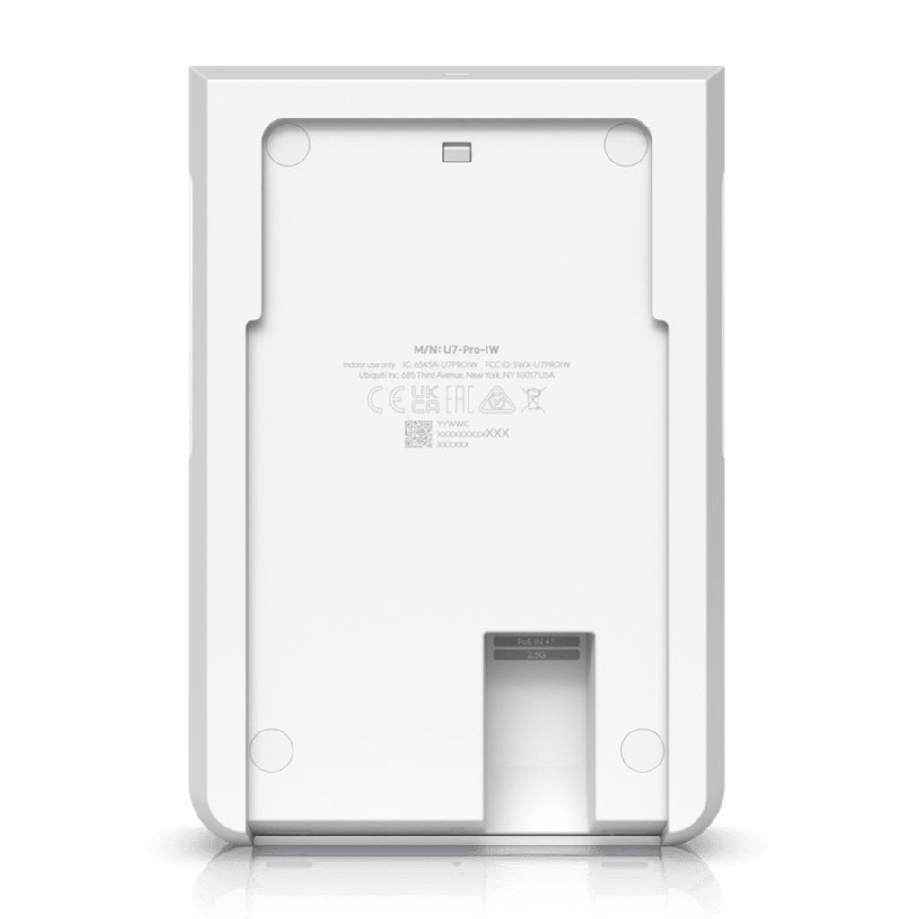 [U7-PRO-Wall] Ubiquiti - Punto de Acceso de pared Tribanda 2.4 , 5 y 6GHz