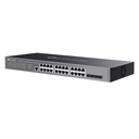 [SG3428X-M2] TP-Link - Switch Administrado L2+ Multi-Gigabit de 24 puertos Puertos Ethernet de 24 x 2.5 Gigabit 4 Puertos SFP+ de 10 Gigabit Ancho de banda de 10G Compatible con Omada SDN