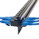 [WP-KRJ-C6BLANK] Wireplus - Conector Acoplador Keystone a Presión RJ-45 CAT6 Categoria 6 (Hembra a Hembra) [Negro]