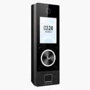 [DS-K1T323MBFWX-E1(O-STD)] Hikvision - Terminal Facial Min Moe WiFi y PoE Lector de Huella IP65 Tarjetas Virtuales Bluetooth con HikConnect Teams 1000 Rostros y 3,000 Huellas para Exterior