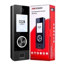 [DS-K1T323MBFWX-E1(O-STD)] Hikvision - Terminal Facial Min Moe WiFi y PoE Lector de Huella IP65 Tarjetas Virtuales Bluetooth con HikConnect Teams 1000 Rostros y 3,000 Huellas para Exterior