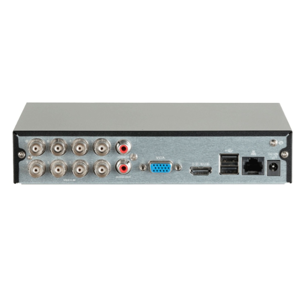 [DH-XVR1B08H-I] Dahua - DVR de 8 Canales [5Mp] / 1080p WizSense y Cooper-I H.265+ Admite hasta 12 Canales IP y 8 Canales con SMD Plus para Detección Avanzada [Serie Cooper] 