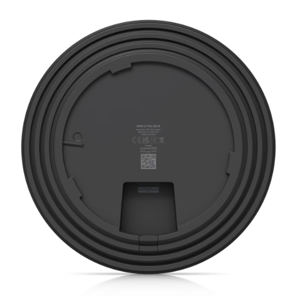 [U7-Pro-XG-B] Ubiquiti - Punto de Acceso WiFi-7 PoE+ Triple Banda con Puerto Multi-Gig 10/5/2.5/1 GbE Cobertura de 140 Metros (6 dBi en 6 GHz - 5 dBi en 5 GHz - 4 dBi en 2.4 GHz) [Negro]