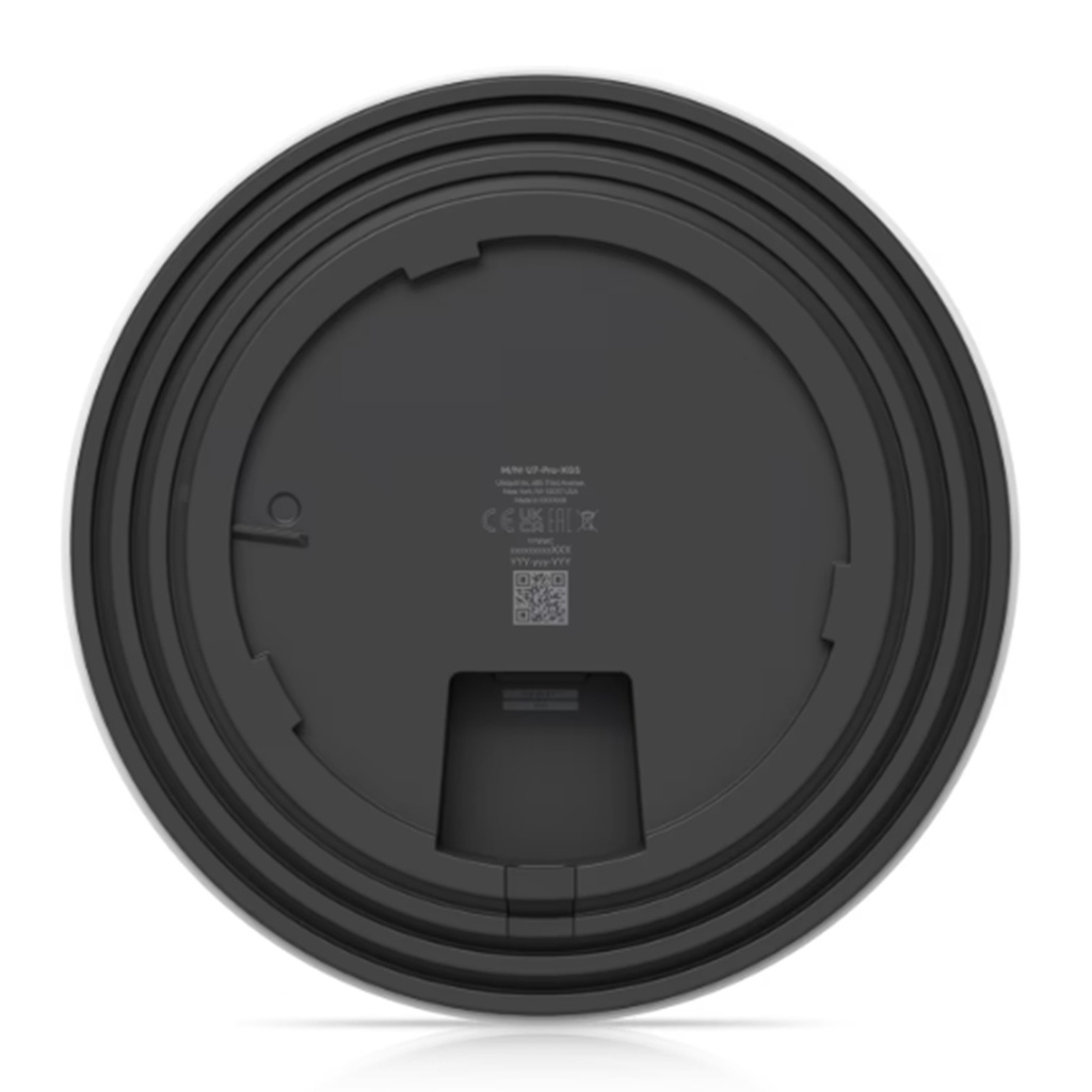 [U7-Pro-XGS] Ubiquiti - Punto de Acceso WiFi-7 de 8 Flujos PoE++ Triple Banda con Puerto Multi-Gig 10/5/2.5/1 GbE Cobertura de 160 Metros (6 dBi en 6 GHz - 6 dBi en 5 GHz - 4 dBi en 2.4 GHz) [Blanco]