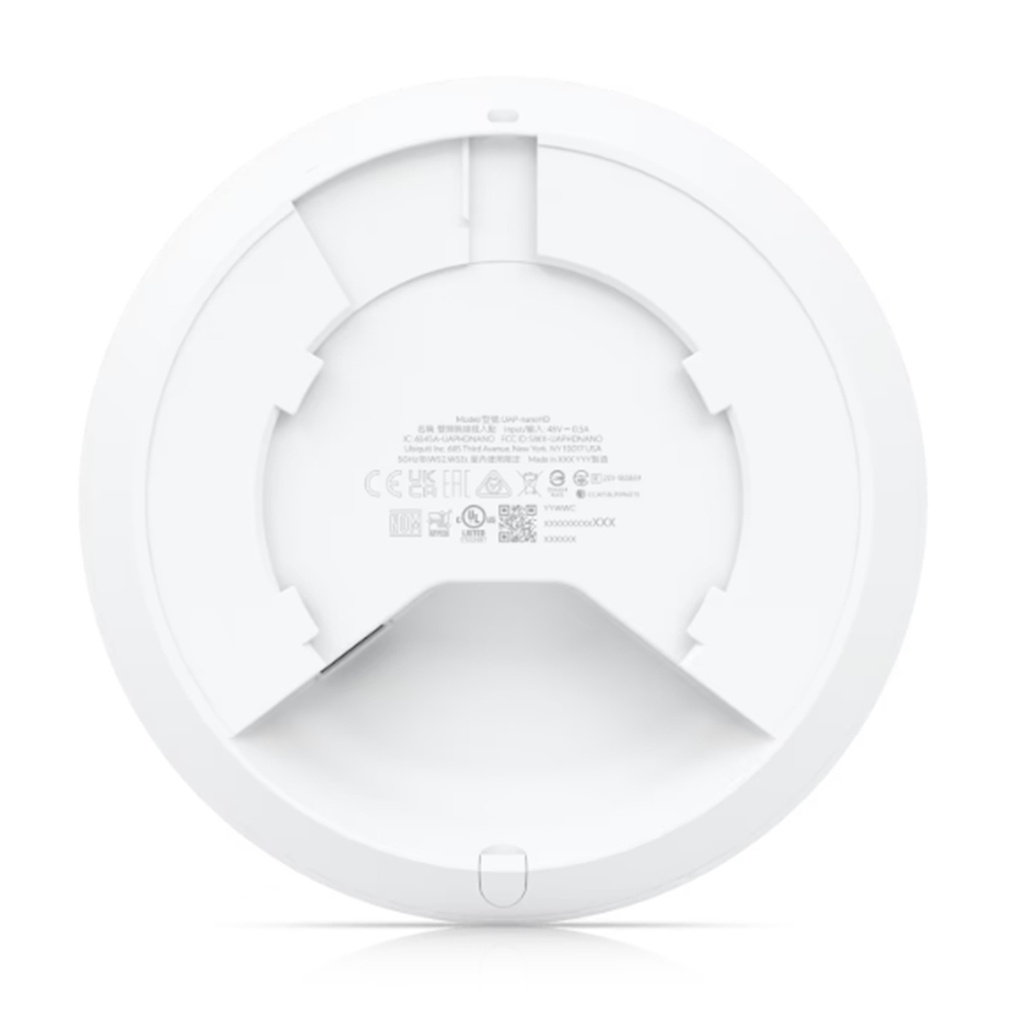 [UAP-nanoHD-3] Ubiquiti - Punto de Acceso WiFi 5 PoE UniFi 802.11ac Wave 2 MU-MIMO4X4 con Antena Beamforming hasta 1.7 Gbps para Interior PoE 802.3af Soporta 200 Clientes [3 Unidades]