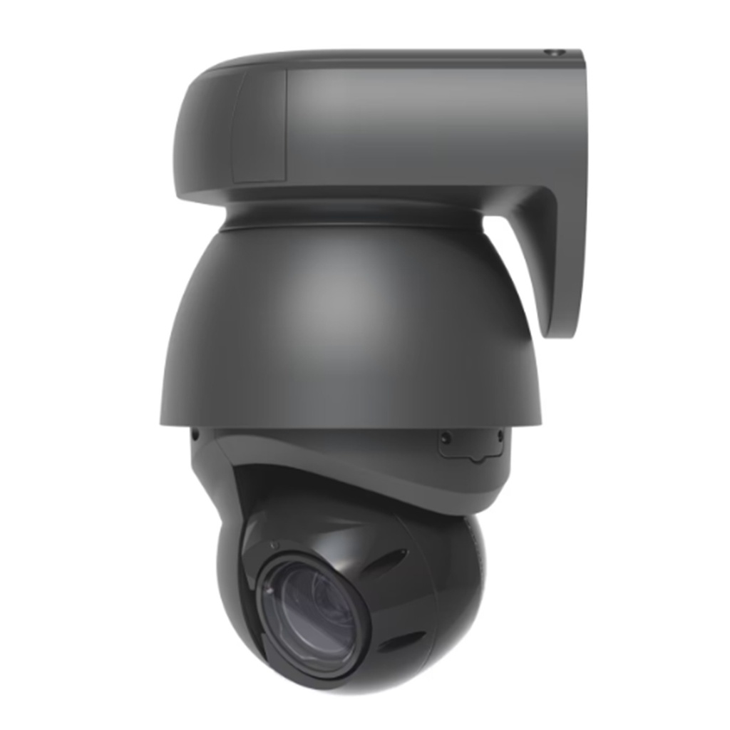 [UVC-AI-PTZ-B] Ubiquiti - Cámara IP PoE++ UniFi Protect PTZ 4K [4Mp] AI Industrial Zoom Óptico 22x Visión Nocturna IR 100 Metros Reconocimiento Facial y Placas Protección IP66 Movimiento 360 [Negro]