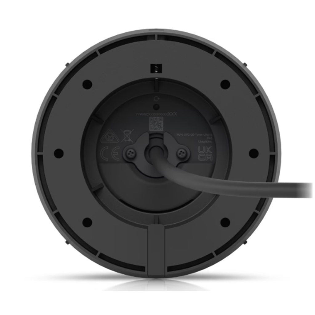 [UVC-G5-Turret-Ultra-B] Ubiquiti - Cámara IP PoE+ 2K [4Mp] UniFi Protect G5 Turret Ultra Compacta para Exterior Ángulo 102.4 Visión Nocturna hasta 30mts Micrófono [Negro]