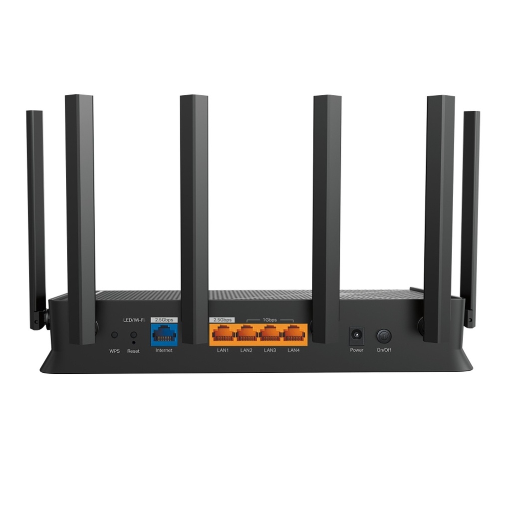 [BE400-Archer] TP-Link - Router Inalambrico Wi-Fi 7 EasyMesh Doble Banda de 6.5 Gbps Puertos 2.5G BE6500 WiFi7