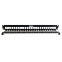 [TM-PNLZ-24-01] Siemon - Patch Panel Tera Max Blindado de 24 Puertos Modular (Vacio) Plano 1UR [Negro]