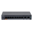 [DH-CS4010-8ET-60] Dahua - Switch Cloud L2 PoE de 10 Puertos con 8 Puertos RJ-45 PoE (10/100 Mbps) y 2 Puertos RJ-45 Uplink (Gigabit) Gestión en la Nube Carcasa Metálica Total PoE 60W