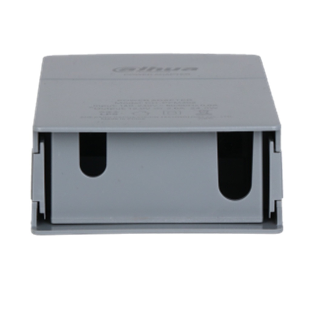 [DH-PFM302-V2] Dahua - Fuente de Poder Impermeable DC 12V 2 Amp Montaje en Pared Voltaje de Entrada AC180-264V Protección de Carga de Voltaje