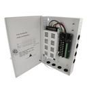 [DH-PFM342-9CH] Dahua - Fuente de Poder Centralizada de 12V 10A con Distribuidor para 9 Camaras Indicadores Led por Canal Voltaje de Entrada de AC90V-264V Fusibles Intercambiables Gabinete Metalico con Cerradura Protección Contra Descargas