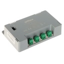 [DH-PFM344D-4CH-US-V2] Dahua - Fuente de Poder con Distribuidor para 4 Canales 12V 2 Amp 30W Voltaje de Salida Ajustable de 12V/13.5V/15V Protección de Voltaje Protección Contra Fuego V-0 Certificación FCC