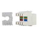 [DH-PFM3970-5EU-white] Dahua - Conector Keystone Jack Coupler Sin Blindaje RJ45 CAT5e (Categoria 5e) ANSI/TIA568.2-D (Blanco) [Unidad]