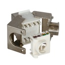 [DH-PFM3970-6F-gray] Dahua - Conector Keystone Jack Coupler Blindado RJ45 CAT6 (Categoria 6) ANSI/TIA568.2-D Ponchado Rapido Sin Herramienta (Gris) [Unidad]