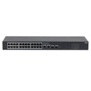 [DH-CS4228-24GT] Dahua - Switch Cloud L2 de 28 Puertos con 24 Puertos RJ-45 (Gigabit) 2 Puertos RJ-45 Uplink (Gigabit) y 2 Puertos SFP Uplink (1000 Mbps) Gestión en la Nube Carcasa Metálica Admite VLAN STP RSTP Agregación de Enlaces [Administrable]