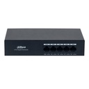 [DH-PFS3005-4GT-36] Dahua - Switch L2 PoE para Escritorio de 5 Puertos con 4 Puertos PoE (Gigabit) y 1 Puerto Uplink (Gigabit) Carcasa Metálica Total PoE 36W [No Administrable]