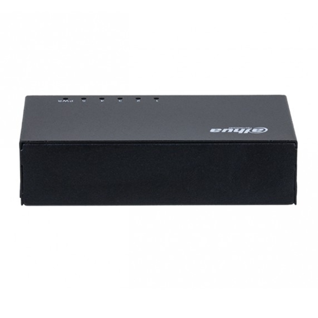 [DH-PFS3005-5ET] Dahua - Switch para Escritorio con 5 Puertos (10/100 Mbps) Carcasa Metalica [No Administrable]
