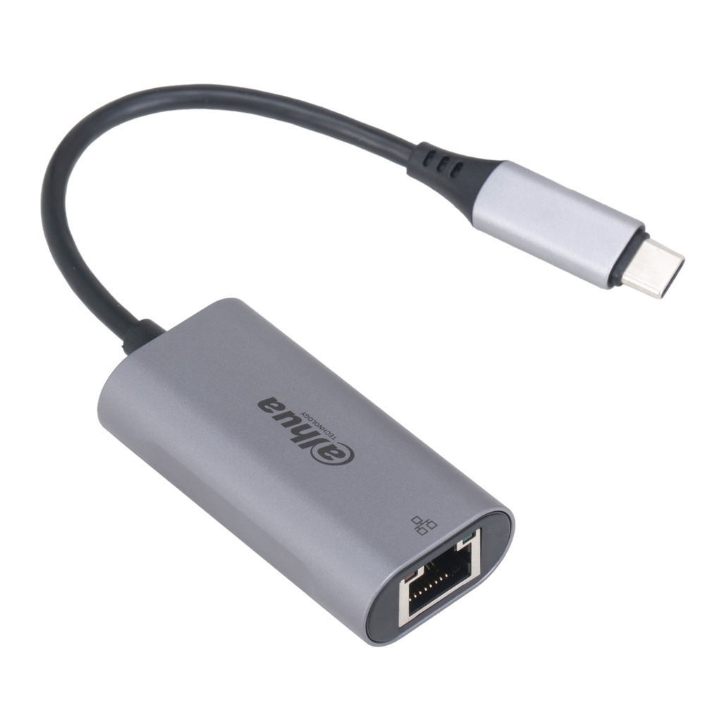 [DH-TC31] Dahua - Adaptador Convertidor USB 3.0 Tipo C a RJ45 Conexión Plug and Play Carcasa Metálica