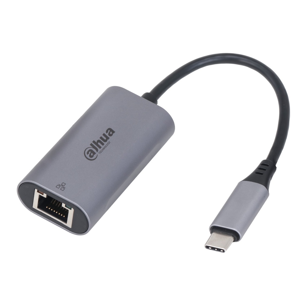 [DH-TC31] Dahua - Adaptador Convertidor USB 3.0 Tipo C a RJ45 Conexión Plug and Play Carcasa Metálica