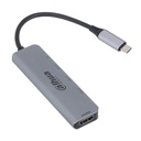 [DH-TC35] Dahua - Estación de Acoplamiento (5 en 1) USB 3.1 Tipo C a HDMI + USB 3.0 + PD Admite 3 puertos USB 3.0 Conexión Plug and Play Carcasa Metálica