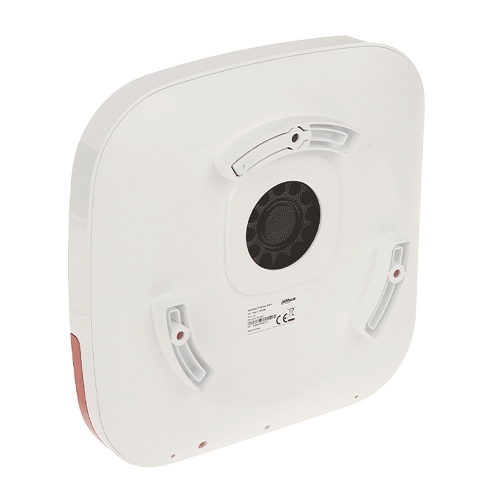 [DHI-ARA13-W2(R)] Dahua - Sirena Inalámbrica para Exterior con Estrobo Rojo 110dB Múltiples Sonidos de Alarma (Fuego Intrusión Pánico Médica) IP65 Alarma de Batería Baja Frecuencia 433MHz [Bateria 4 x CR123A]
