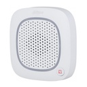 [DHI-ARA14-W2] Dahua - Sirena Intercom Inalámbrica con Audio Bidireccional y Múltiples Sonidos de Alarma (Fuego Intrusión Pánico Médica) Soporta Botón de Pánico Frecuencia 865.34 MHz–868.60 MHz MHz [Bateria 4 x CR123A]