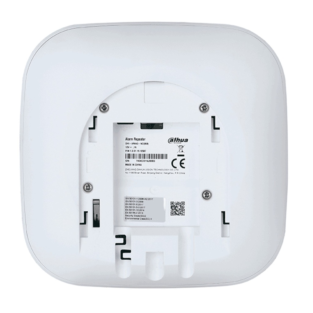 [DHI-ARA43-W2] Dahua - Repetidor Inalámbrico de Alarma hasta 32 Dispositivos Inalámbricos Indicador de Estado con Luz Led Frecuencia 433MHz [Bateria 1 x Litio 1.5V]