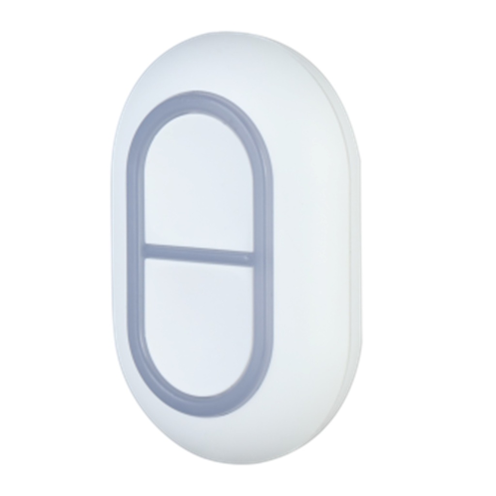 [DHI-ARD822-W2-B] Dahua - Botón de Pánico Inalámbrico de 2 Botones Indicador de Estado con Luz Led IP54 Alarma de Batería Baja Frecuencia 433MHz [Bateria 1 x CR2032]