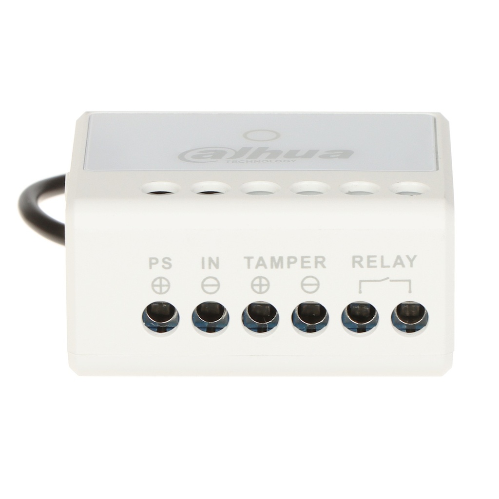 [DHI-ARM7011-W2] Dahua - Relevador Inalámbrico 1 Salida de Relevador Pulso Seco NO/NC Configurable Comunicación Estable Detección de Interferencias 1 Entrada de Tamper Indicador de Estatus Frecuencia 433MHz