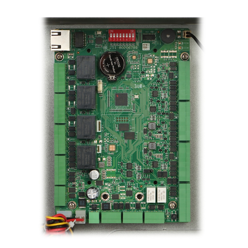 [DHI-ASC2202C-D] Dahua - Control de Acceso Gestiona 2 Puertas y 4 Lectoras (Admite 100.000 Usuarios 3.000 huellas 100.000 Tarjetas y 500.000 registros) Con Interlock Anti-passback Desbloqueo Remoto TCP/IP RS-485 y Wiegand para Interiores