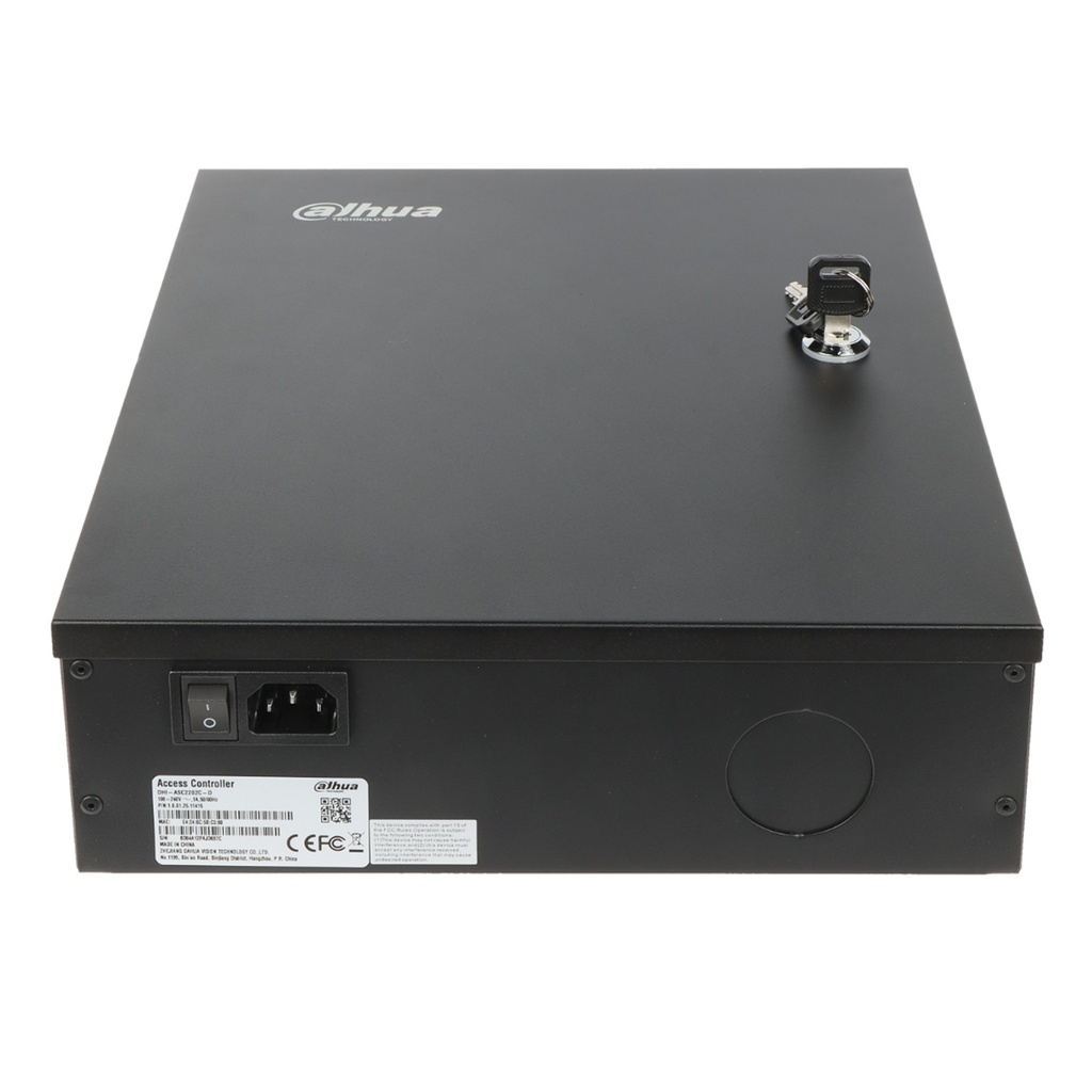 [DHI-ASC2202C-D] Dahua - Control de Acceso Gestiona 2 Puertas y 4 Lectoras (Admite 100.000 Usuarios 3.000 huellas 100.000 Tarjetas y 500.000 registros) Con Interlock Anti-passback Desbloqueo Remoto TCP/IP RS-485 y Wiegand para Interiores