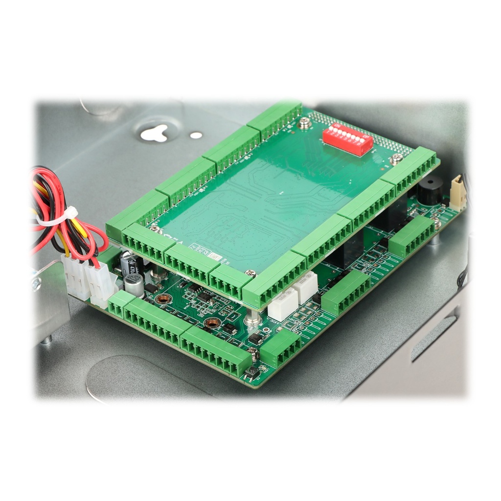 [DHI-ASC2204C-D] Dahua - Control de Acceso Gestiona 4 Puertas y 8 Lectoras (Admite 100.000 Usuarios 3.000 huellas 100.000 Tarjetas y 500.000 registros) Con Interlock Anti-passback Desbloqueo Remoto TCP/IP RS-485 y Wiegand para Interiores