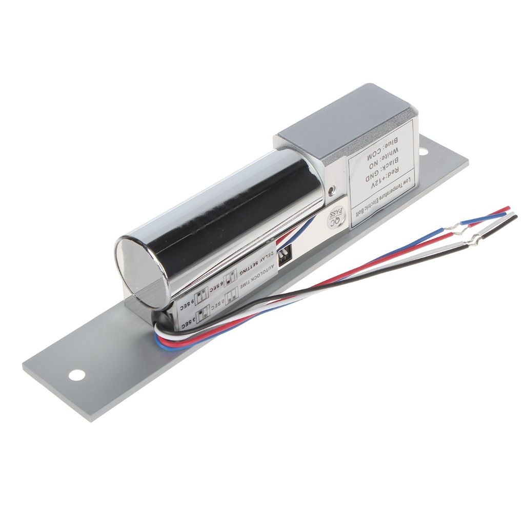 [DHI-ASF802] Dahua - Cerradura Hembrilla Contrachapa Eléctrica Tipo Piston 12V Intervalo de Bloqueo 0/3/6/9 Seg Medidas 205 x 42 x 40mm