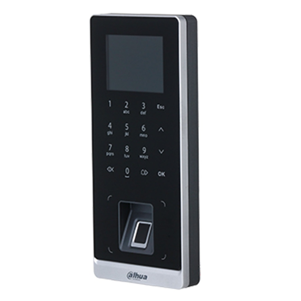 [DHI-ASI2212H-DW] Dahua - Control de Acceso y Asistencia con Pantalla de 2.4" con Reconocimiento Facial (30.000 Usuarios 30.000 Claves 3.000 Tarjetas ID 3.000 Huellas) Comunicación TCP/IP y Wi-Fi para Interiores y Exteriores [Serie ASI2]