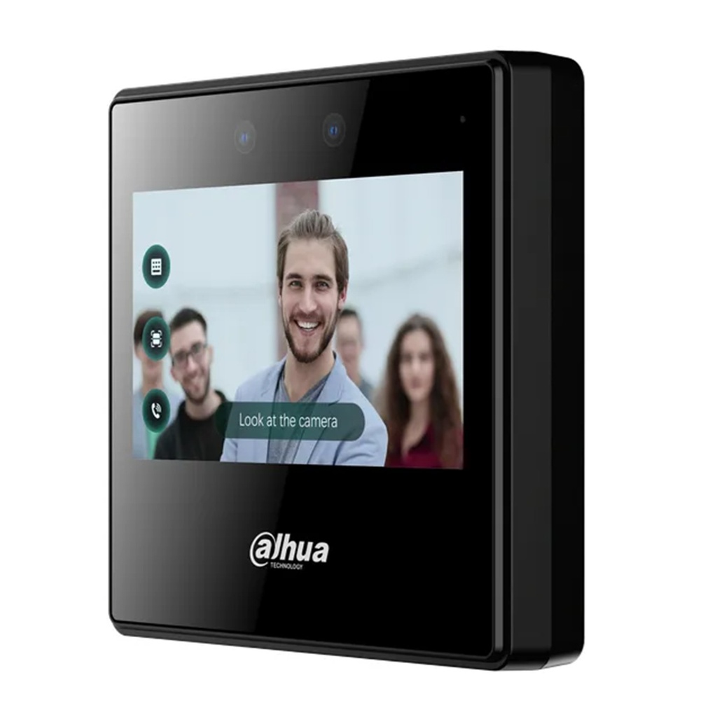[DHI-ASI3223A] Dahua - Control de Acceso con Pantalla de 4.3" y Reconocimiento Facial (2.000 Usuarios 2.000 Rostros 2.000 Claves 300.000 Registros) Comunicación TCP/IP para Interiores [Serie FACT]