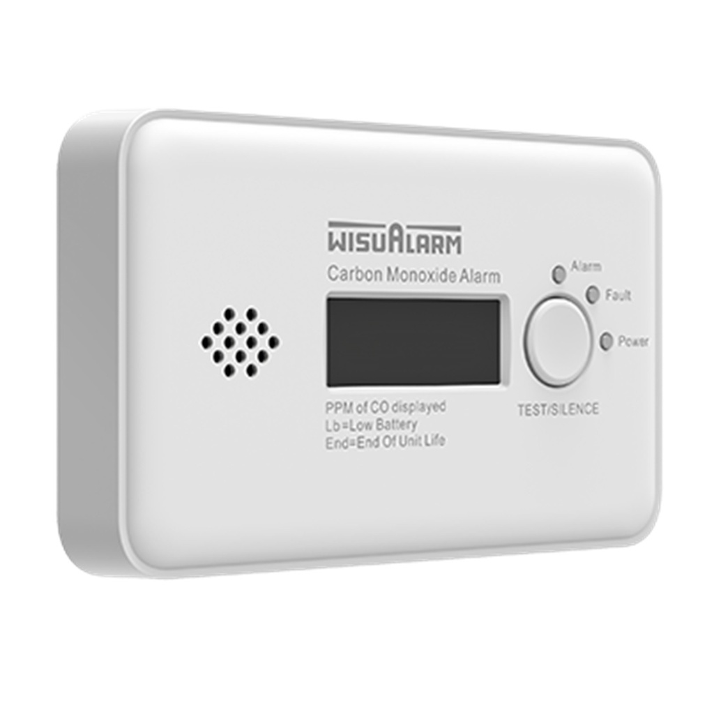 [DHI-HY-GC20D-R8] Dahua - Alarma Detector con Sensor de Monoxido de Carbono CO Autonomo  Inalámbrico Interconectado [WisuAlarm]