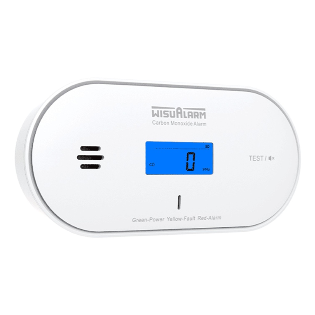 [DHI-HY-GC30A-R8] Dahua - Alarma Detector de Monóxido de Carbono Inalámbrico Interconectado Sensor Electroquímico de CO de Alto Rendimiento para una Detección Precisa de Fugas de Monóxido de Carbono Pantalla retroiluminada [WisuAlarm]