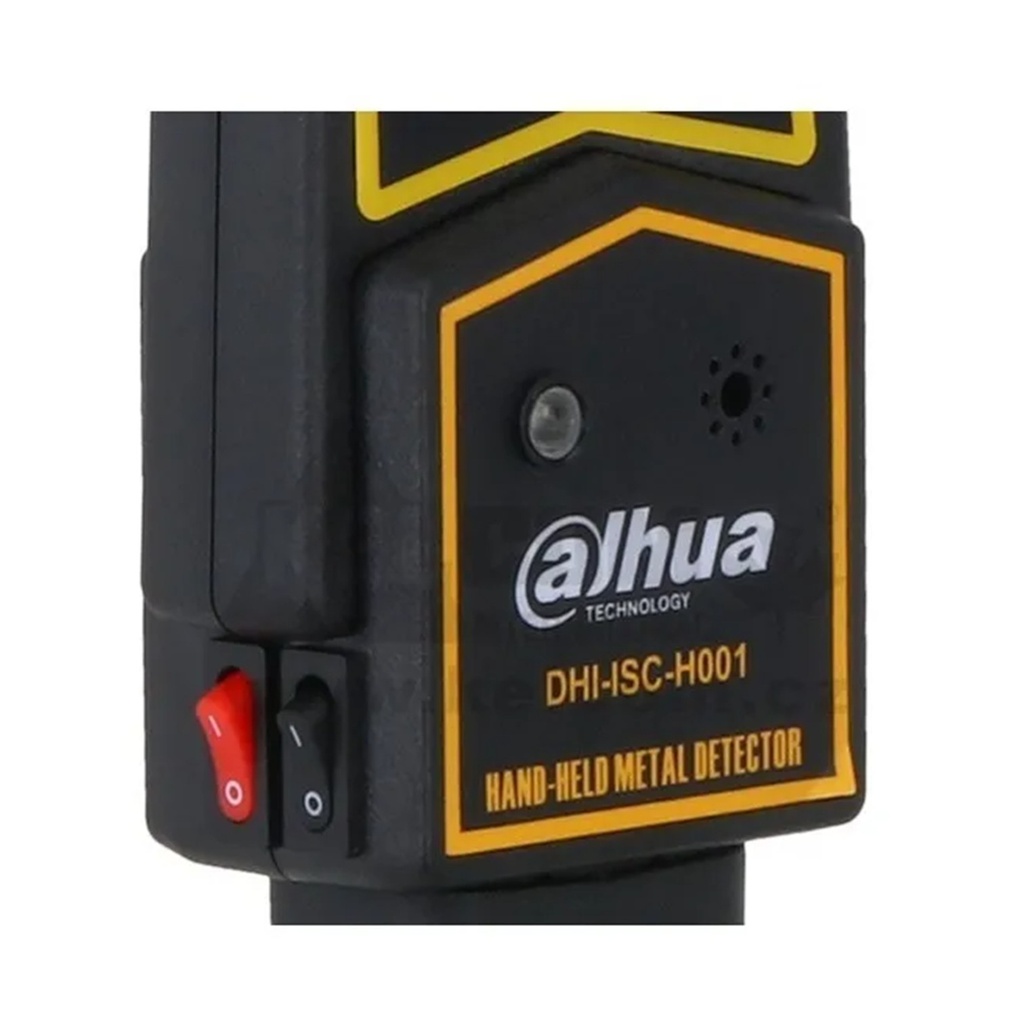 [DHI-ISC-H001] Dahua - Detector de Metales Portatil 2 Niveles de Sensibilidad 9V Sonido y Vibracion Indicador Visual