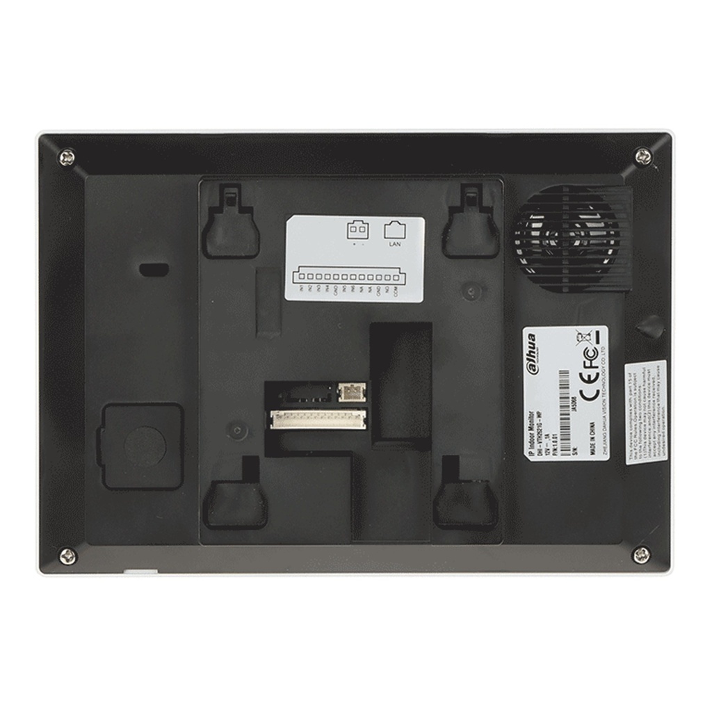 [DHI-KTW02] Dahua - Kit de Videoportero con Puerto PoE IP y Wi-Fi Monitor de 7" Frente de Calle con Camara de [2Mp] Ranura MicroSD hasta (max. 256 GB) Apertura de Puerta Soporta Hasta 3000 Tarjetas IC Mifare