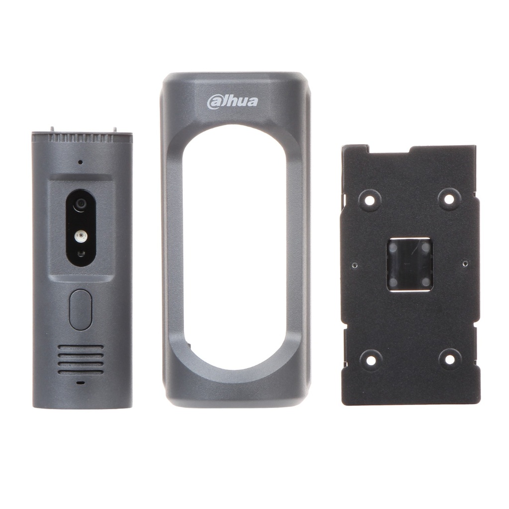 [DHI-VTO2101E-P-S2] Dahua - Frente de Calle para Videoportero IP Antivandalico IK10 Funcion Independiente Metalico IP65 Camara de [2Mp] Soporta Mensajes de Video y Audio PoE 802.3 af