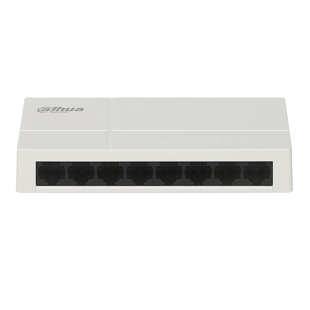 [DH-PFS3008-8GT-L] Dahua -Switch para Escritorio con 8 Puertos (Gigabit) Carcasa Plástica [No Administrable]