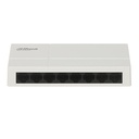[DH-PFS3008-8GT-L] Dahua -Switch para Escritorio con 8 Puertos (Gigabit) Carcasa Plástica [No Administrable]