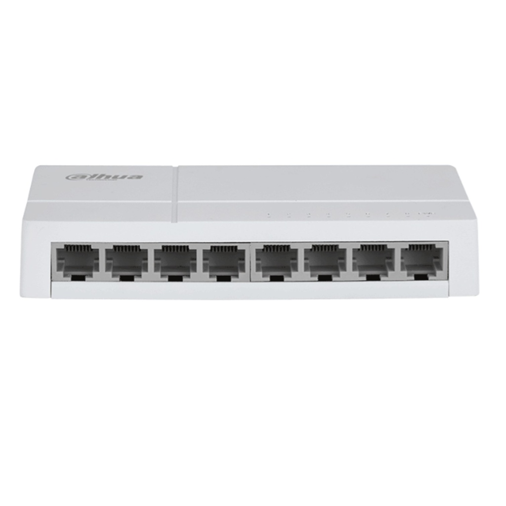 [DH-SF1008L] Dahua - Switch para Escritorio con 8 Puertos (10/100 Mbps) Carcasa Plástica [No Administrable]