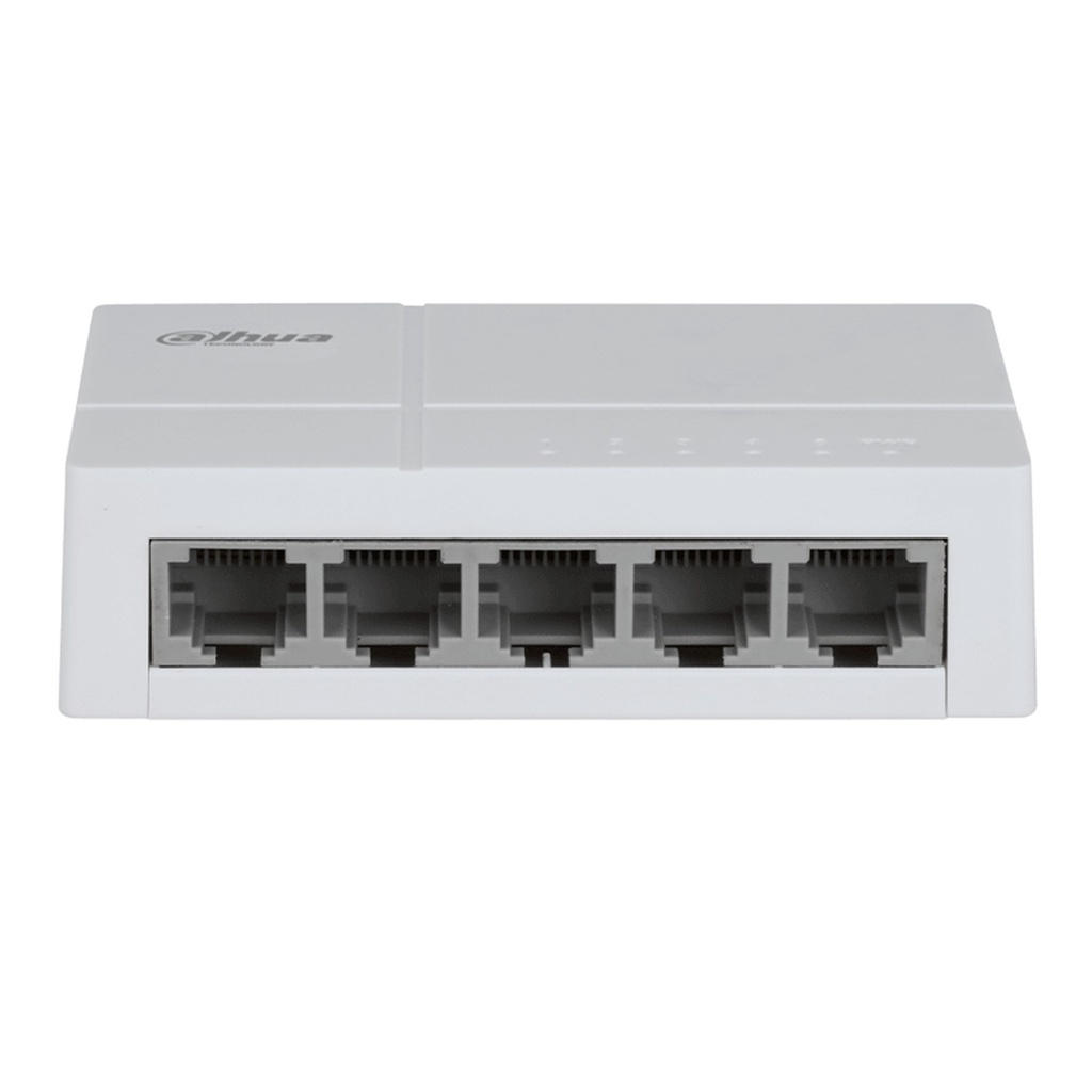 [DH-SF1005L] Dahua - Switch para Escritorio con 5 Puertos (10/100 Mbps) Carcasa Plástica [No Administrable]