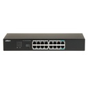 [DH-S3016-16GT] Dahua - Switch para Montaje en Rack de 16 Puertos con 14 Puertos (Gigabit) y 2 Puertos Uplink (Gigabit) Carcasa Metálica [No Administrable]